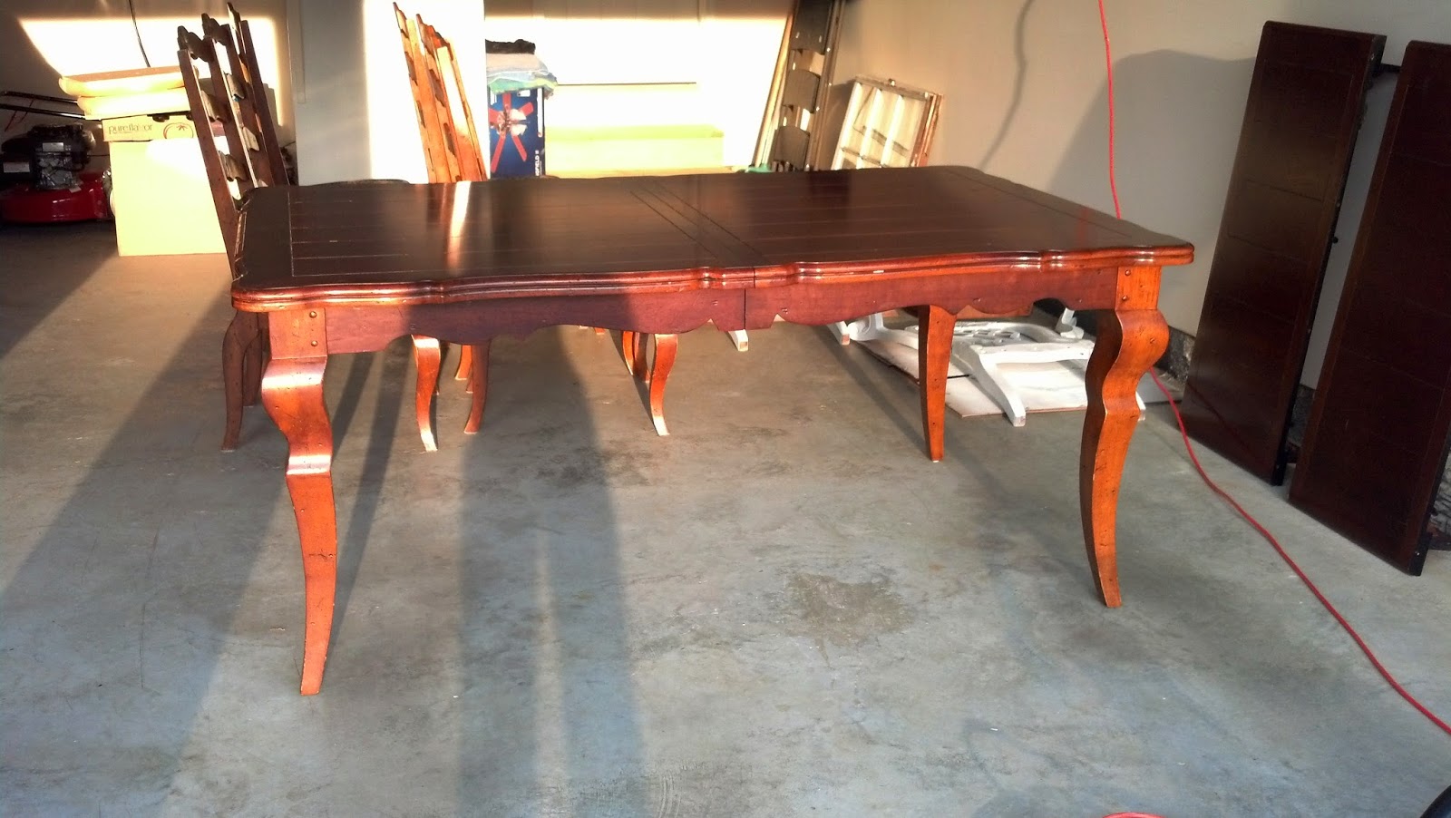 Dining Table & Chairs Makeover using Chalk Paint® decorative paint by Annie Sloan